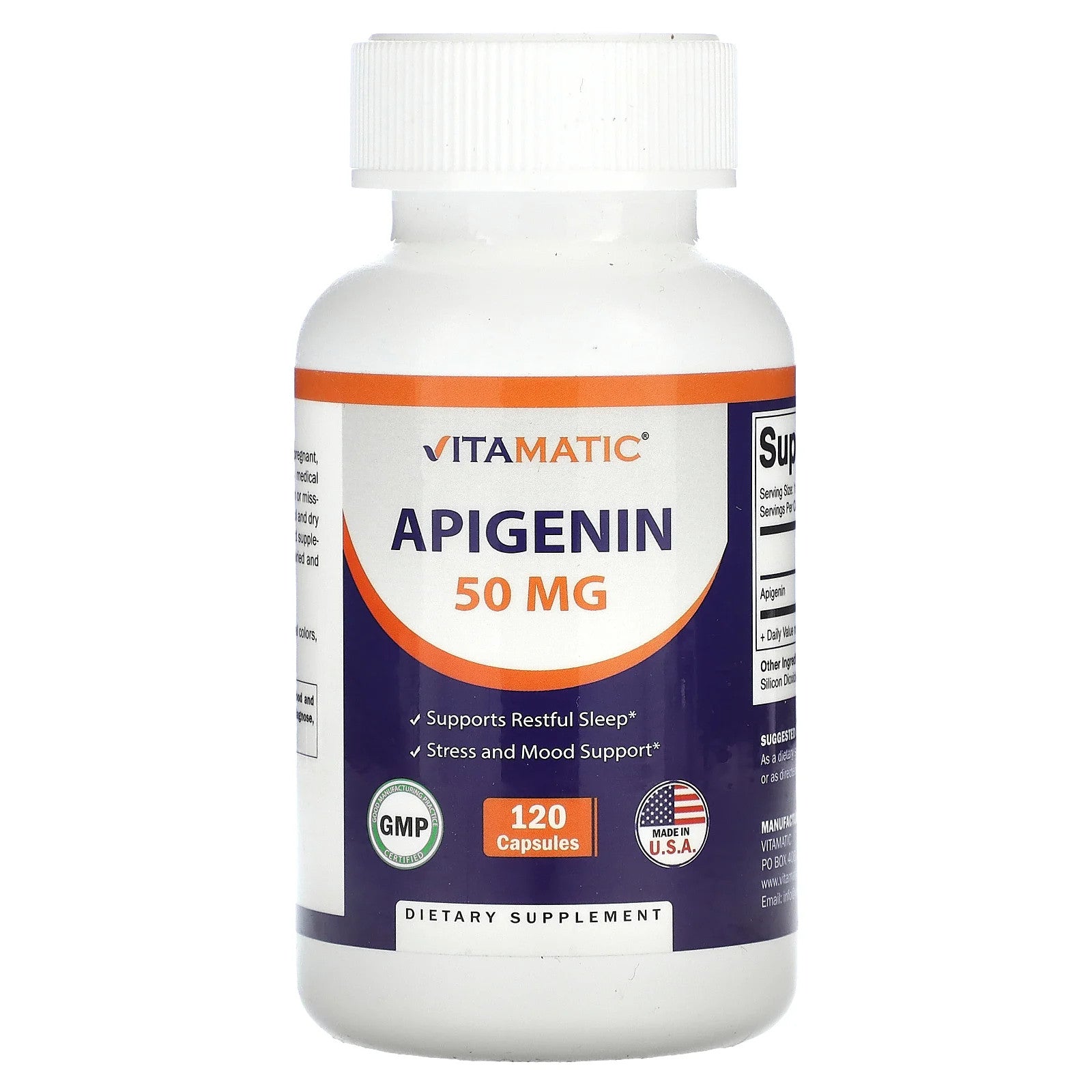Apigenin, 50 Mg, 120 Capsules