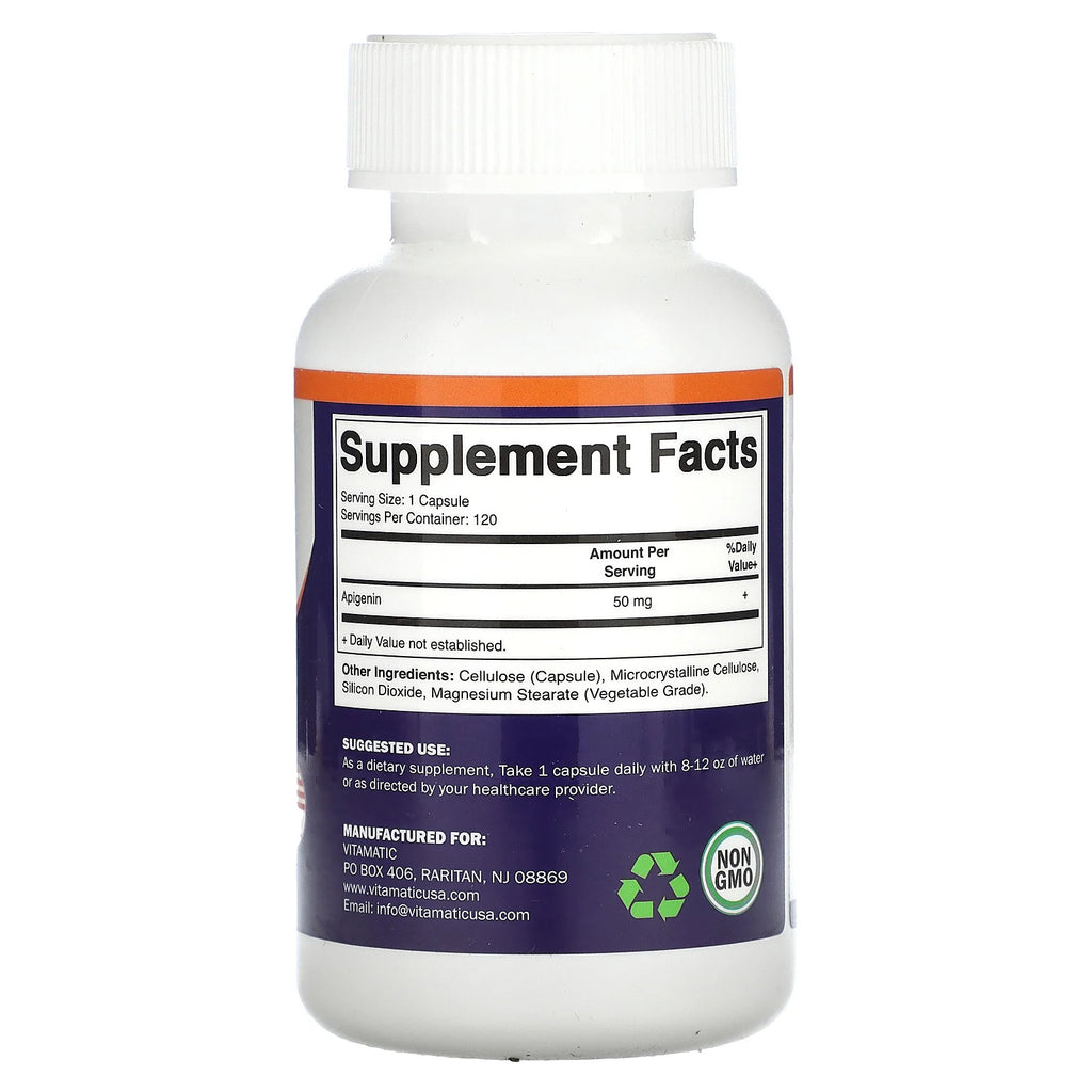 Apigenin, 50 Mg, 120 Capsules