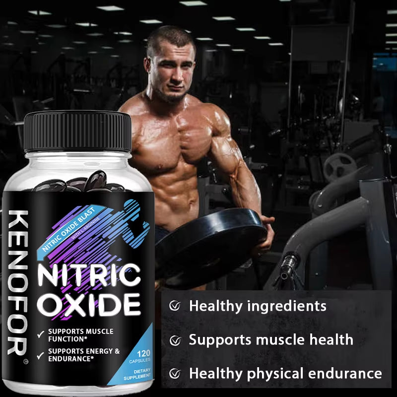 Male Strength Supplements Muscle Support Energy Improvement Blood Flow Circulation Plyometric Training Healthy Food