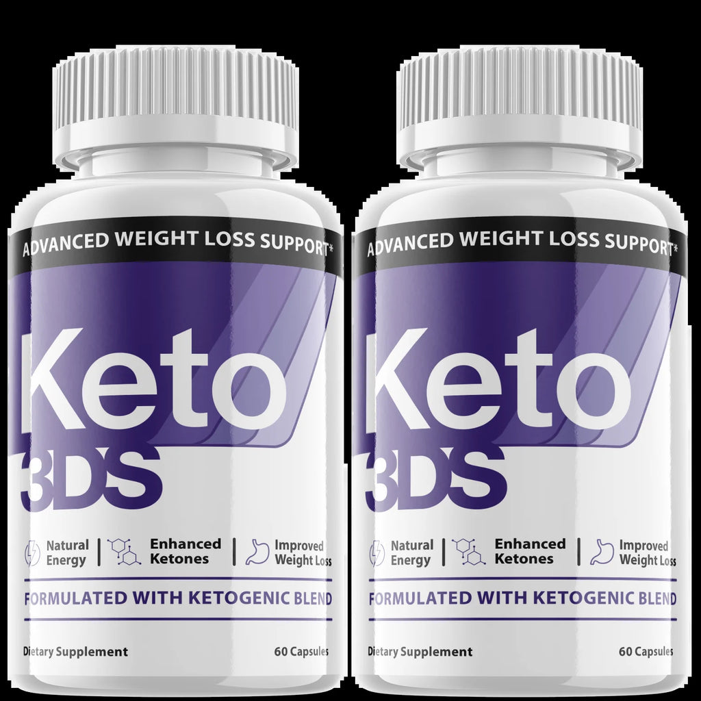 (2 Pack) Keto 3DS - Keto Diet Pills - Utilize Fat for Energy with Ketosis - Boost Energy & Focus, Manage Cravings, Support Metabolism - Supplement for Women and Men - 120 Capsules