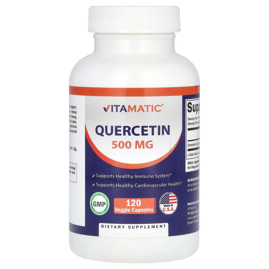 Quercetin, 500 Mg, 120 Veggie Capsules