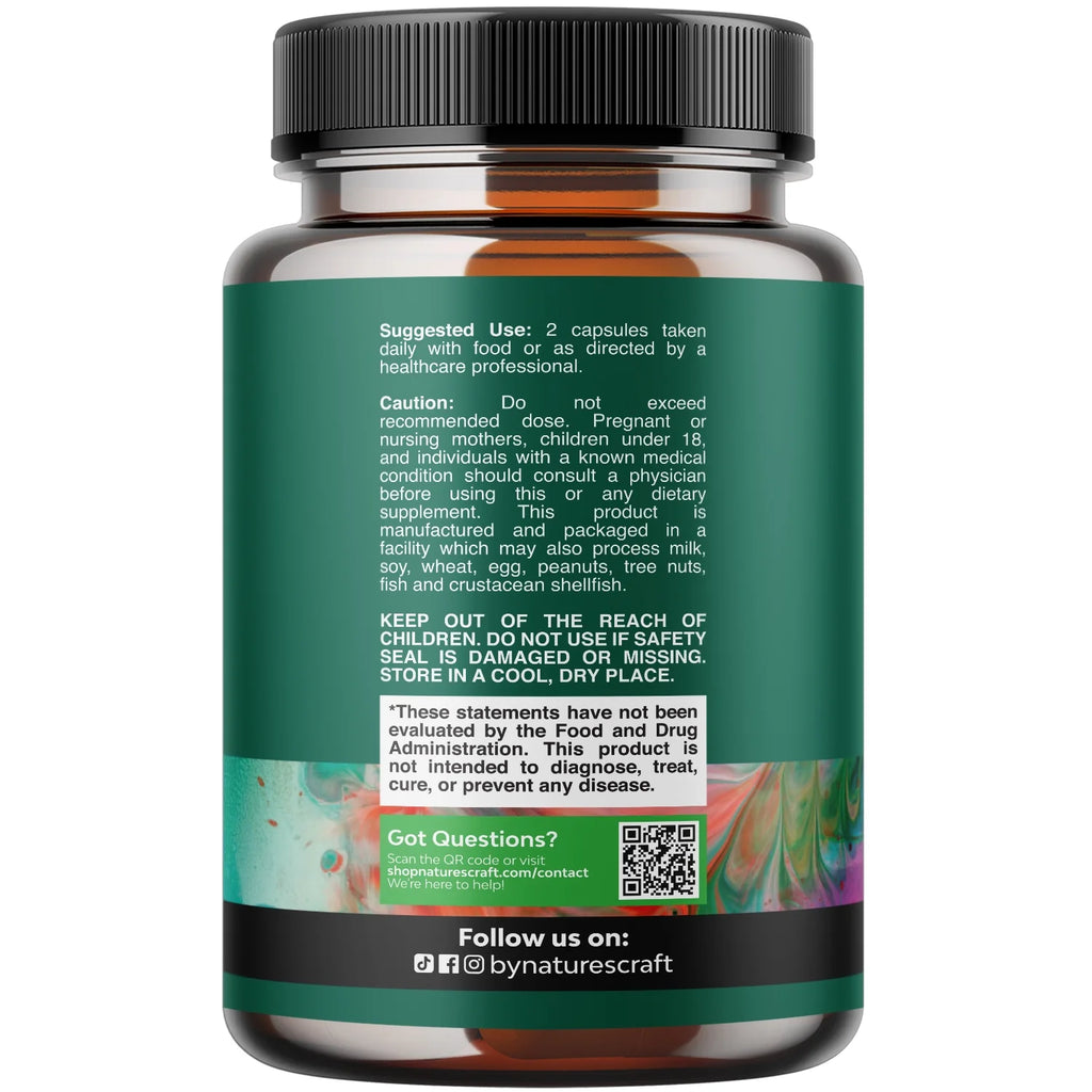 Pancreatin Digestive Enzymes Supplement for Gut and Digestive Health, 120Ct